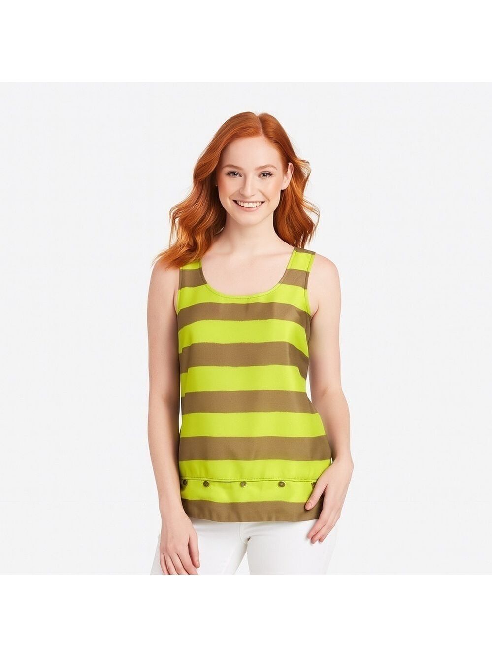 BCBGeneration Unique sleeveless striped tank top. Size XS. NWT! - Picture 2 of 8